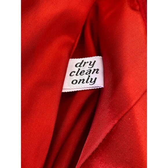 Pendleton Vintage Red Pencil Skirt, 100% Virgin Wool Lined Women’s Size 10 - Picture 10 of 10